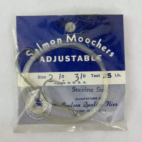 Lot of 4 Paulsen No 2 And 3 Adjustable Salmon Leaders 25 Pound Test