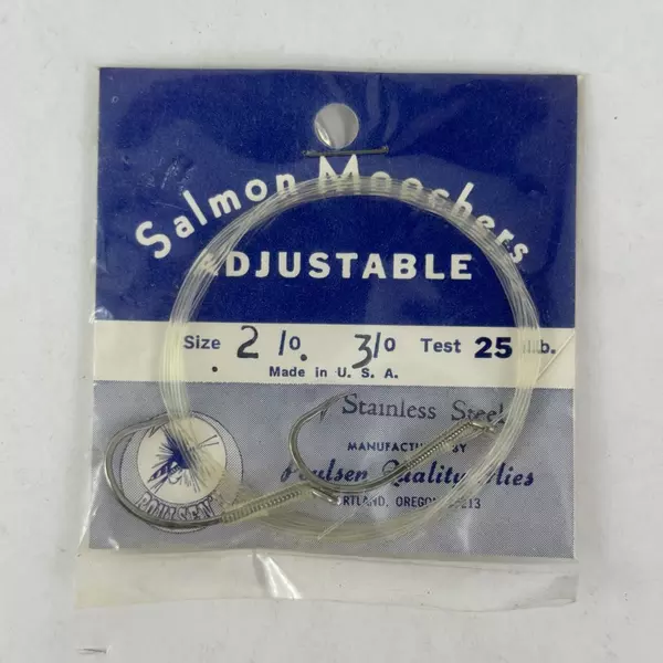 Lot of 4 Paulsen No 2 And 3 Adjustable Salmon Leaders 25 Pound Test