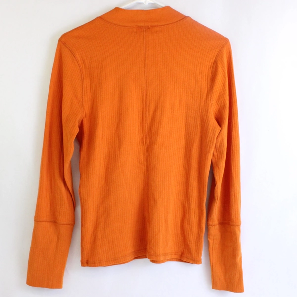 Intimately Free People Orange Mock Neck Women's Sweater Size XL