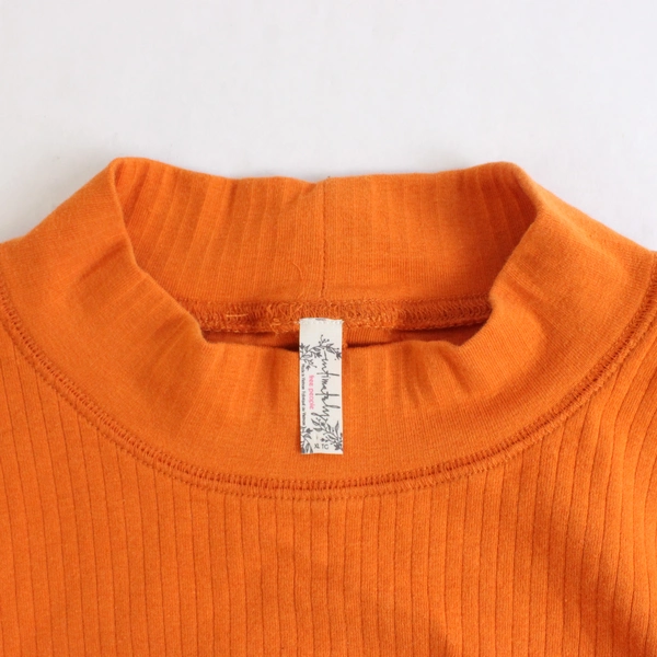 Intimately Free People Orange Mock Neck Women's Sweater Size XL
