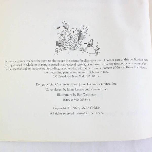 101 Science Poems & Songs for Young Learners (Grades 1-3) by Meish Goldish 1996