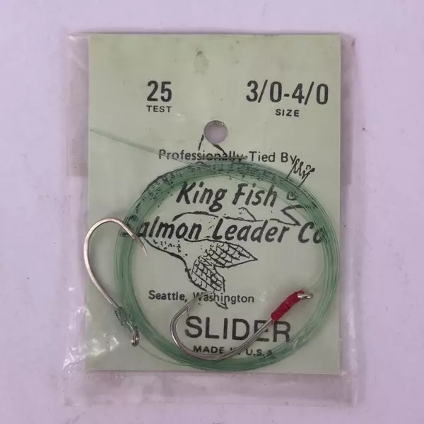 Lot of 2 Vintage King Fish Salmon Leaders Size 3/0-4/0