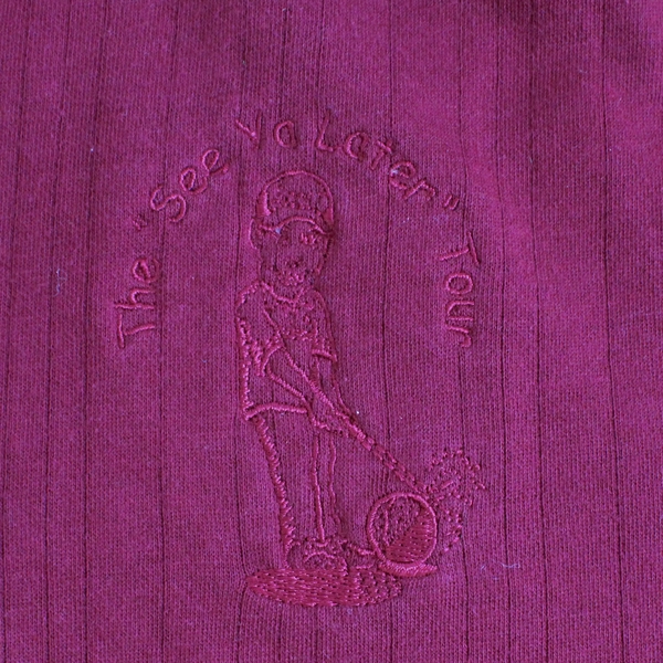 The "See Ya Later" Tour Extreme Red Polo Shirt Men's Size Large