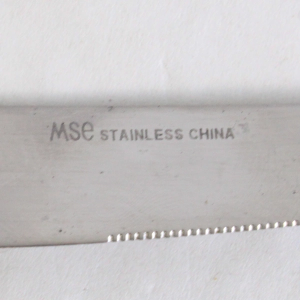 Lot Of 4 Martha Stewart MFS6 (Stainless) Dinner Knives and One Salad Fork