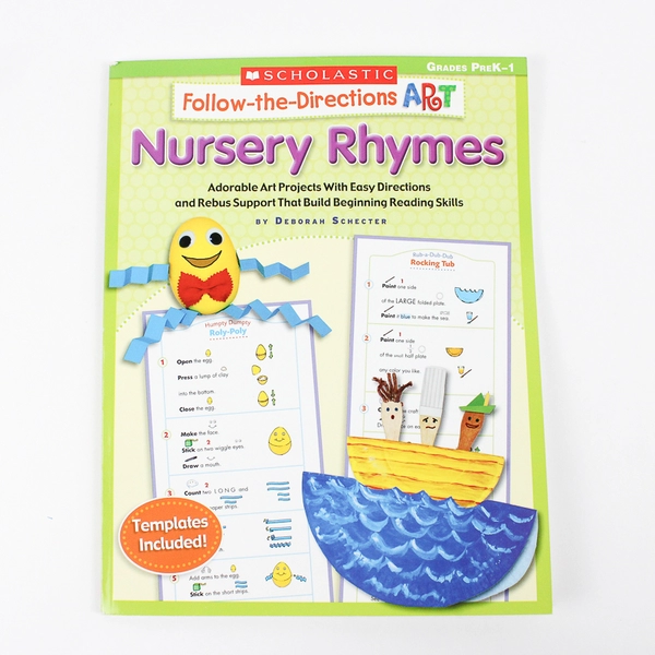 Follow-the-Directions Art Nursery Rhymes by Deborah Schecter 2009 Paperback