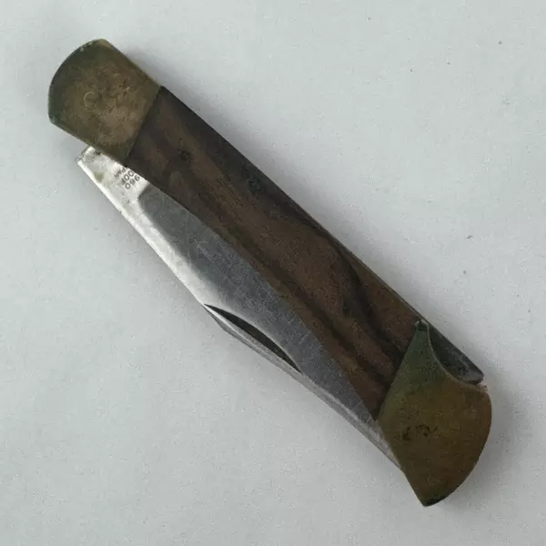 Vintage G96 Model 960 Folding Lockback Pocket Knife And Sheath