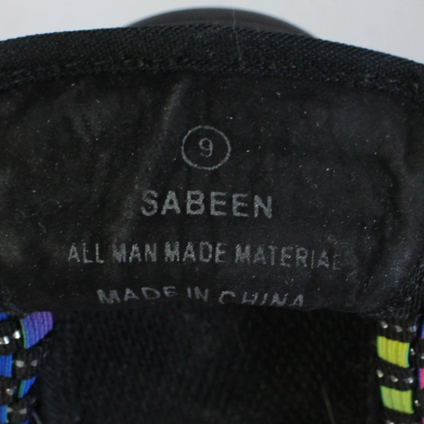 Serene Land Rainbow Sabeen Wedge Sandals Size 9