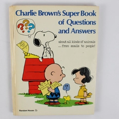 Charlie Browns Super Book Of Questions And Answers Hardcover 1976