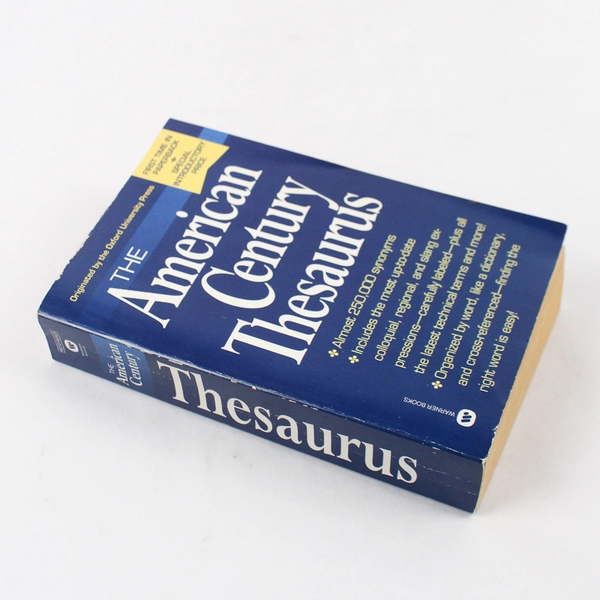 The American Century Thesaurus Laurence Urdang 1992 1995 Paperback Book