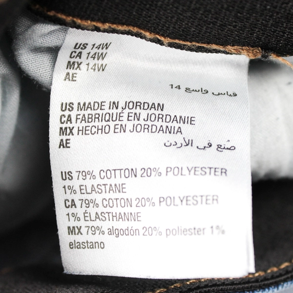 Style & Co Medium Wash Denim Capri Pant Women's Size 14W