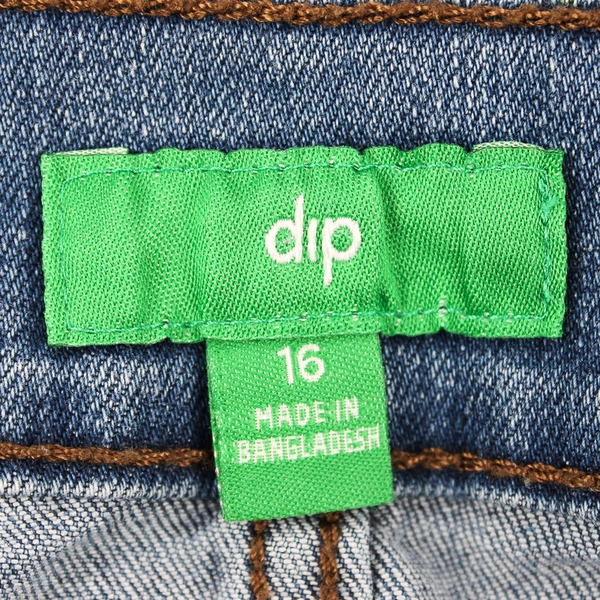 Dip Medium Wash Short Denim Skirt Women's Size 16