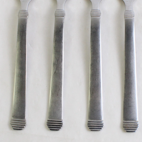 Lot Of 4 Martha Stewart MFS1 (Stainless) Flatware Dinner Forks