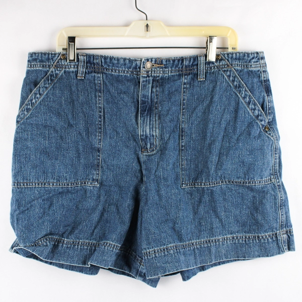 C.J. Banks Medium Wash Denim Shorts Women's Size 16W