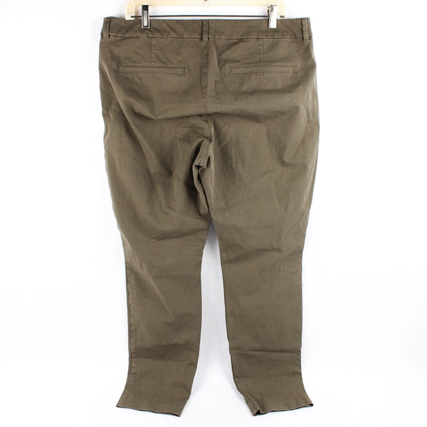 Old Navy Green High-Rise Pixie Skinny Pants Women's Size 16