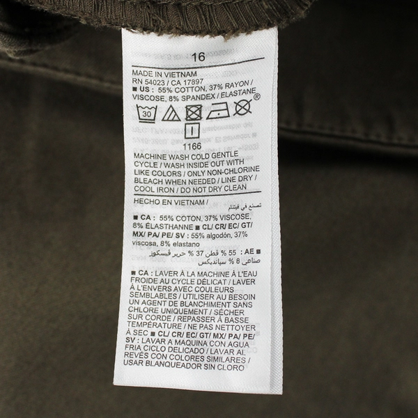 Old Navy Green High-Rise Pixie Skinny Pants Women's Size 16