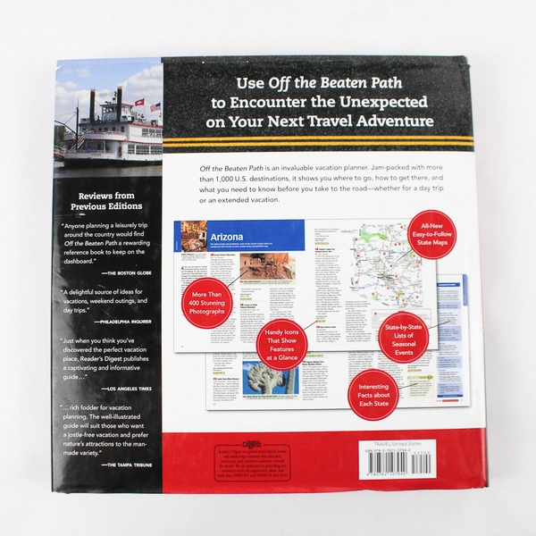 Off the Beaten Path: A Travel Guide... Readers Digest, 2009, Hardcover Book