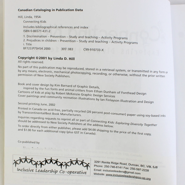 Connecting Kids Exploring Diversity Together by Linda D Hill 2002 Paperback