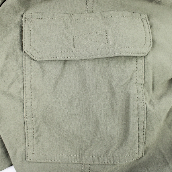 Eddie Bauer Gray-Green Cargo Capris Women's Size 8