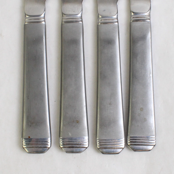 Lot Of 4 Martha Stewart MFS1 (Stainless) Flatware Dinner Knives