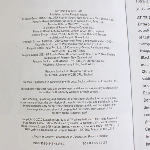 Star Wars The Clone Wars The Hunt for Grievous 2010 Paperback Level 3 Young Rdr