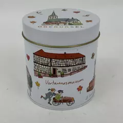 German At Regio Oberursel Churches Scenes Cookie Tin Small Round