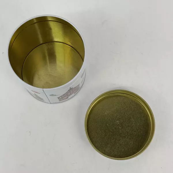 German At Regio Oberursel Churches Scenes Cookie Tin Small Round