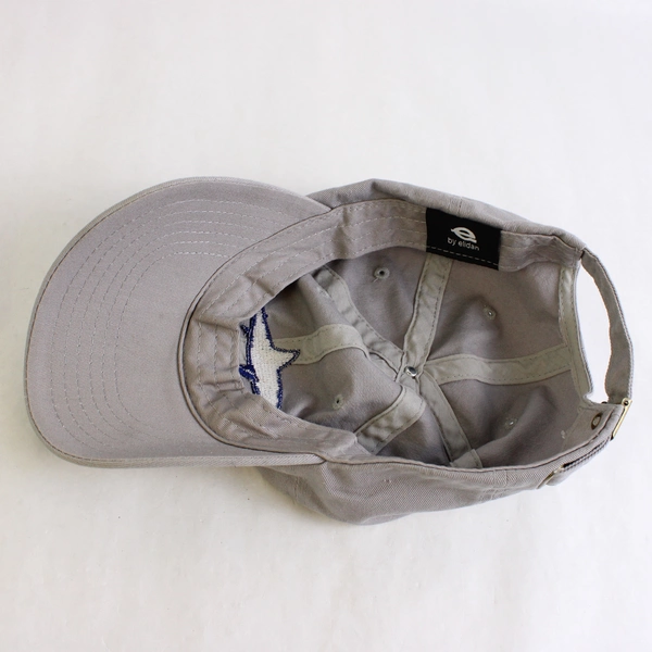 Elidan Cape Cod Embroidered Shark Gray Baseball Cap One Size