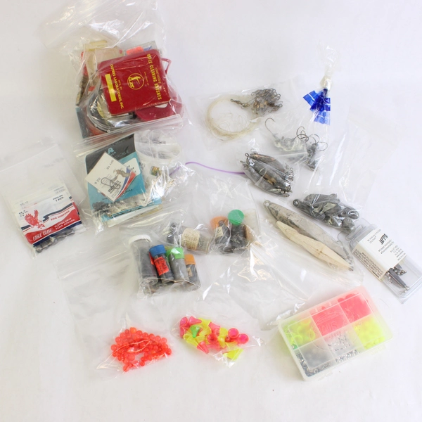 Mixed Lot of Fishing Tackle Weights Swivels and More