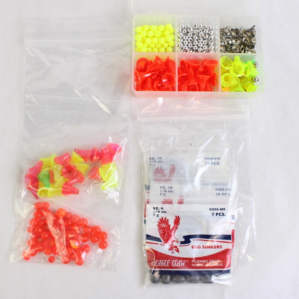 Mixed Lot of Fishing Tackle Weights Swivels and More