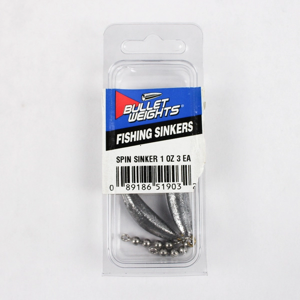 4.25 lb Lot of Metal Fishing Weights/Sinkers Varied Sizes