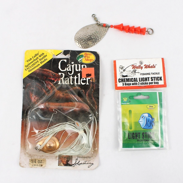 1.75 lb Lot of Fishing Lures and Bait Mixed Types