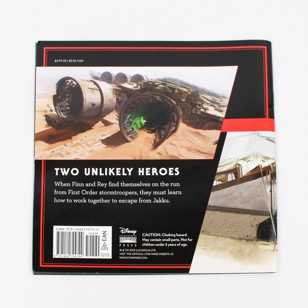 Star Wars Finn & Rey Escape Sticker Book by Michael Siglain 2015 Paperback