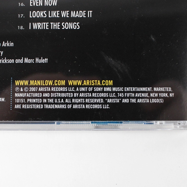 Barry Manilow CD 2007 Greatest Songs of the Seventies 