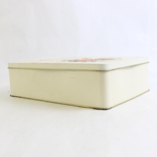 Vintage Ralph Lauren Floral Design Tin Storage Box 3" x 8" x 10.5"