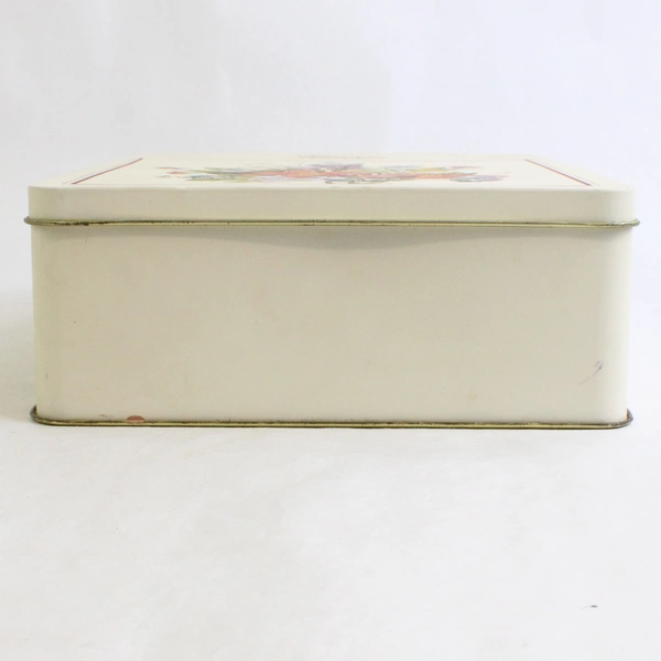 Vintage Ralph Lauren Floral Design Tin Storage Box 3" x 8" x 10.5"