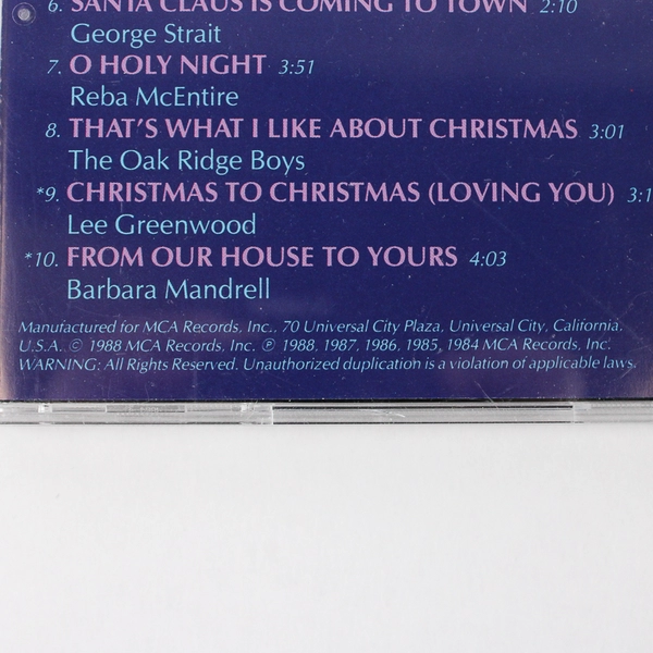 1995 Christmas in the Country CD by Various Artists