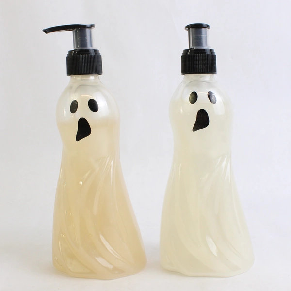 Lot Of 3 Big Lots Brand Halloween Hand Soap 2 Ghost & 1 Black Cat Bottle