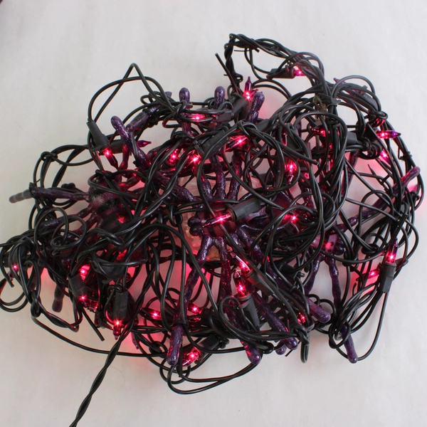 Kmart Total Ghoul 6 Ft Spider Web Swag Outdoor Indoor String Lights Halloween