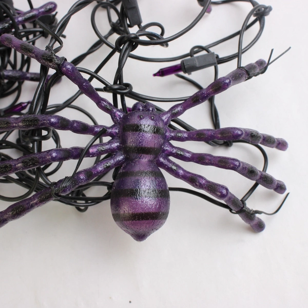 Kmart Total Ghoul 6 Ft Spider Web Swag Outdoor Indoor String Lights Halloween