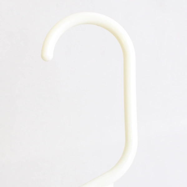 Lot of 10 White Plastic Clothes Hangers for Shirts Dresses and Pants