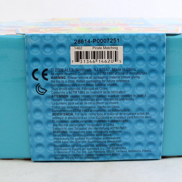 Alex Little Hands Preschoo Pirate Matching Memory Skill Game