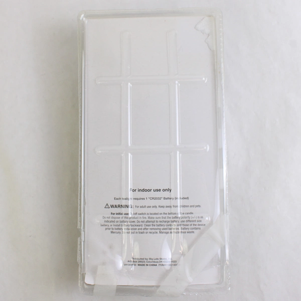 Lot Of 14 LED Lighted Battery Operated Tealights Orange/White