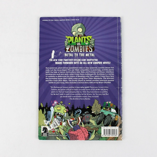 Plants vs Zombies Petal to the Metal Graphic Novel by Paul Tobin 2016 Paperback