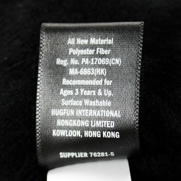 City Streets Black Orange Plush Kitty Cat Bowtie Bow Stuffed Animal 10.5"