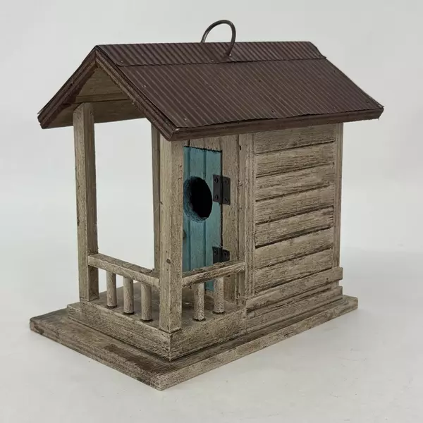 Songbird Essentials Boat Shack Birdhouse Real Tin Roof