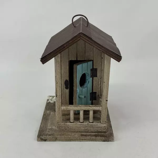 Songbird Essentials Boat Shack Birdhouse Real Tin Roof