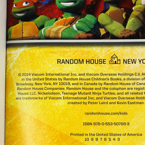 Teenage Mutant Ninja Turtles The Official Ninja Turtle Handbook 2014 Paperback