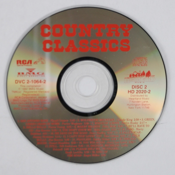 Country Classics Disc 2 CD Various Artists 1992