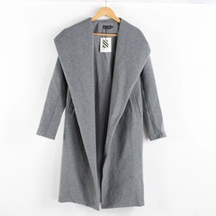 Blithe Gray 44" Long Overcoat Women's Size M NWT