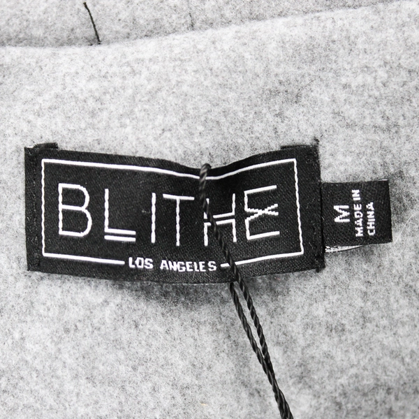 Blithe Gray 44" Long Overcoat Women's Size M NWT